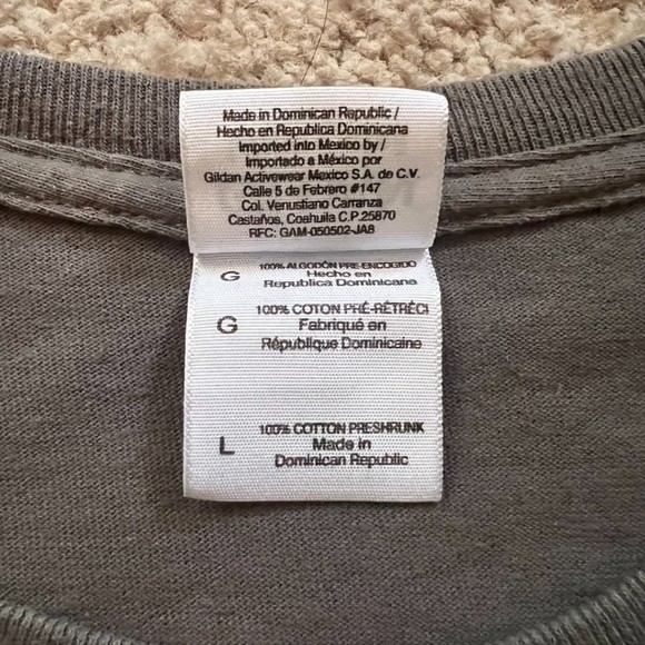 Sprint Car Racing Front Back Graphic Tee Cory Haas York PA 11 Size L Grey - Picture 4 of 6